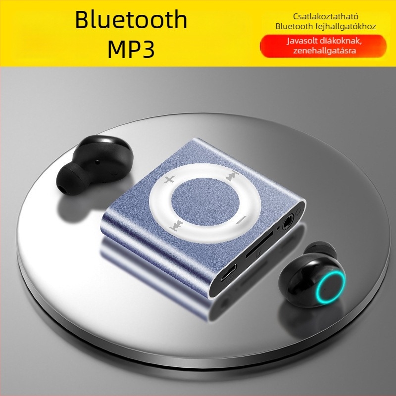 MP3/MP4 lejátszó TF-kártya támogatással, gombos működtetéssel és kompakt hordozható kialakítással