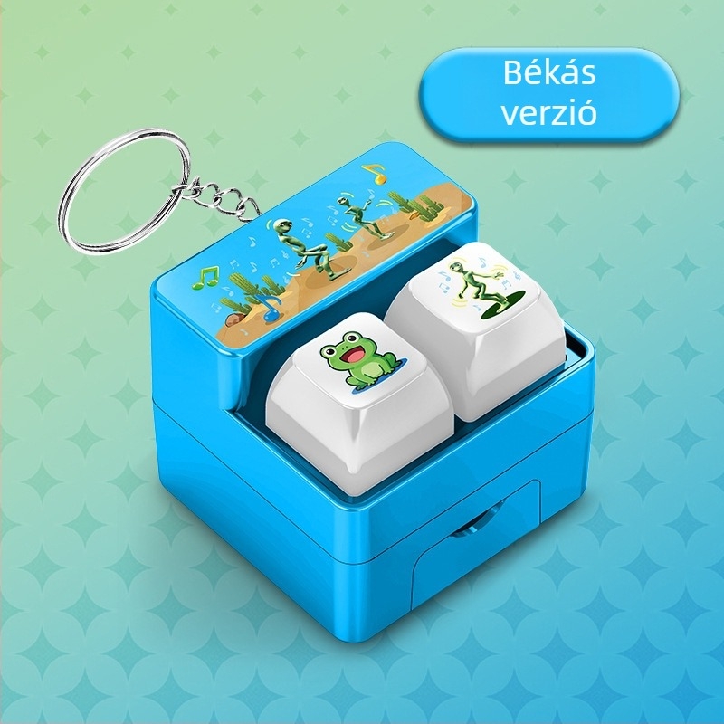 Kulcstartó egyedi műanyag dizájnnal; Blessed state márka; anyag: műanyag; csomagolás: szabványos.