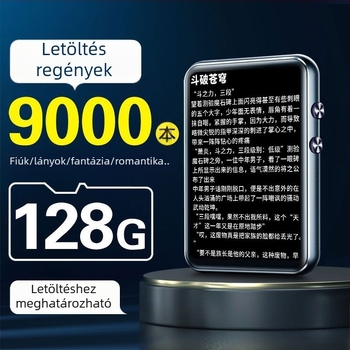 Bluetooth MP4 Walkman – érintőképernyős MP3 lejátszó és e-könyv olvasó