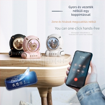 Bluetooth hangszóró éjjeli fény és asztali dekoráció, 6 órás lejátszás, TF-kártya 32GB, USB-C töltés, BT 5.0, 10 m hatótávolság