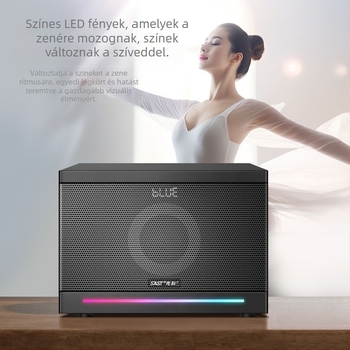 Xianke A18 számítógépes hangrendszer 2.1 csatornás Bluetooth-szal, fa külső, USB MP3 lejátszás, 60W max