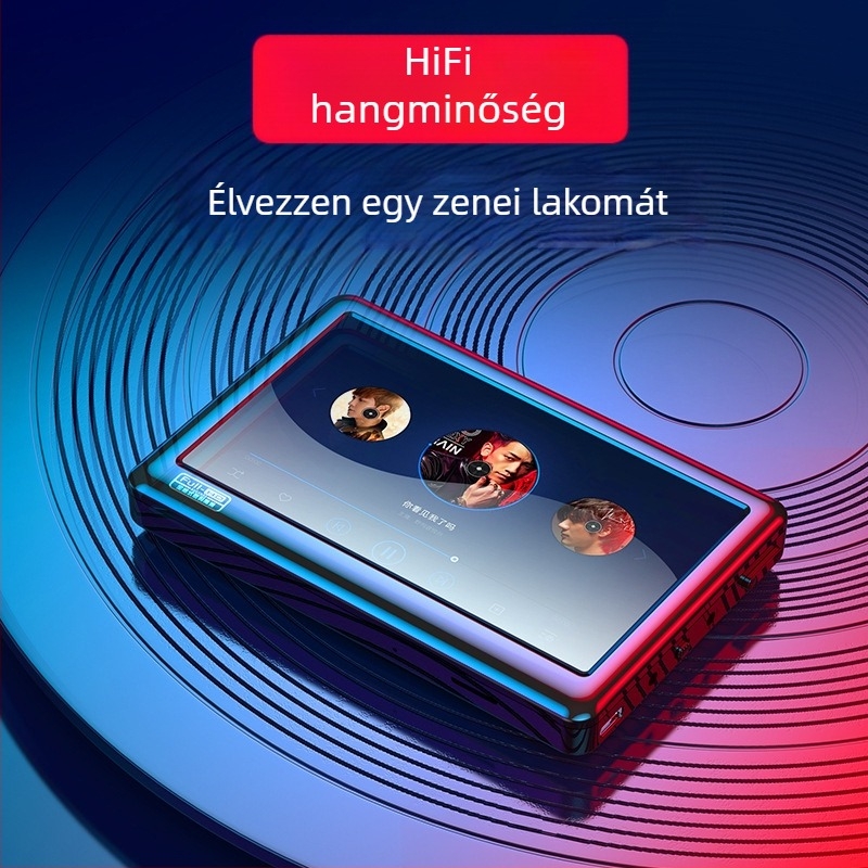 Hordozható MP5 lejátszó Bluetooth-támogatással, teljes képernyős MP4/MP3 lejátszó, USB tárhellyel, diákoknak