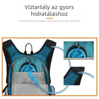 SUNRUNNER túrahátizsák – könnyű, lélegző, vízálló, száraz-nedves elválasztás, éjszakai láthatóságért visszaverő elemek