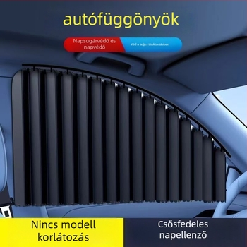 Autó oldalsó ablakára szánt napvédő függöny mágneses rögzítéssel, PMMA anyagból, dedikált járművekhez