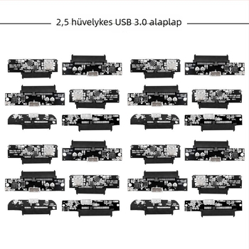 USB–SATA adapterkártya SSD/HDD-hez, USB 3.0/2.0, 5Gbps