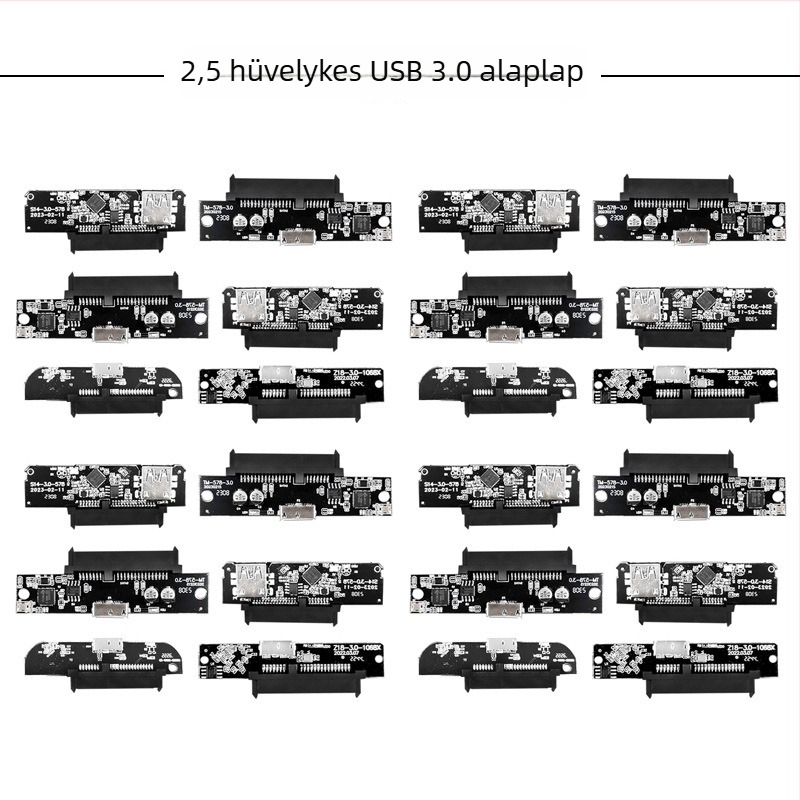 USB–SATA adapterkártya SSD/HDD-hez, USB 3.0/2.0, 5Gbps