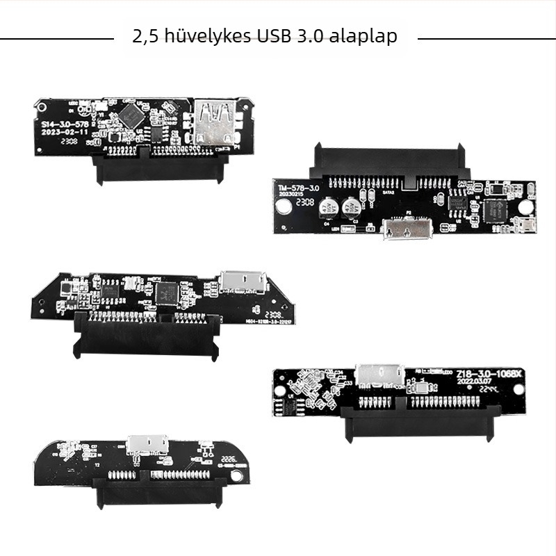 USB–SATA adapterkártya SSD/HDD-hez, USB 3.0/2.0, 5Gbps