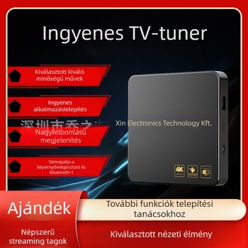 Androidos TV Box 4K kimenet, Quad-core processzor, 1GB RAM, 8GB tárhely