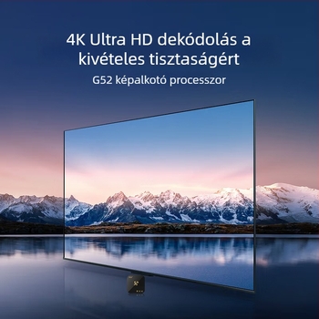 Androidos TV Box 4K kimenet, Quad-core processzor, 1GB RAM, 8GB tárhely