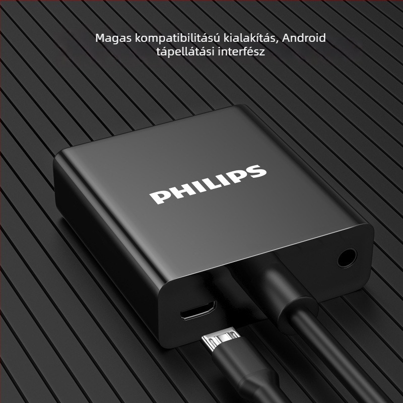 HDMI-ről VGA-ra adapter hanggal, Philips modell SWR1620A/93, 0.15 m rézmagos kábel