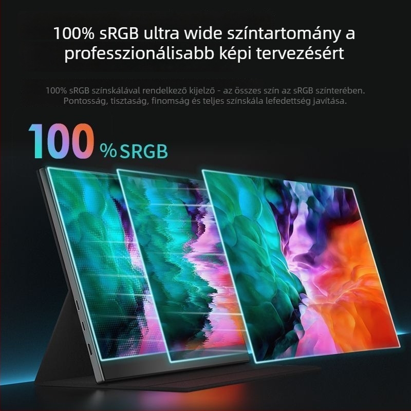 Vezeték nélküli hordozható kijelző - 480p - 128 MB memória - Wi-Fi - érintőképernyős