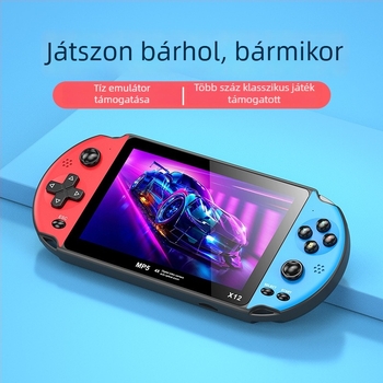 Hordozható játékkonzol ACT akciójátékokkal, 8GB memória, USB interfész, AV videó- és audió kimenet, egyszerű operációs rendszer