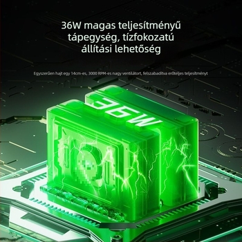 Laptophűtő levegőhűtéssel és csendes ventilátorral – hűtőállvány gamer laptopokhoz