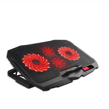 Notebook hűtő ventilátorral, N98 modell, műanyag, tömeg 0,6 kg