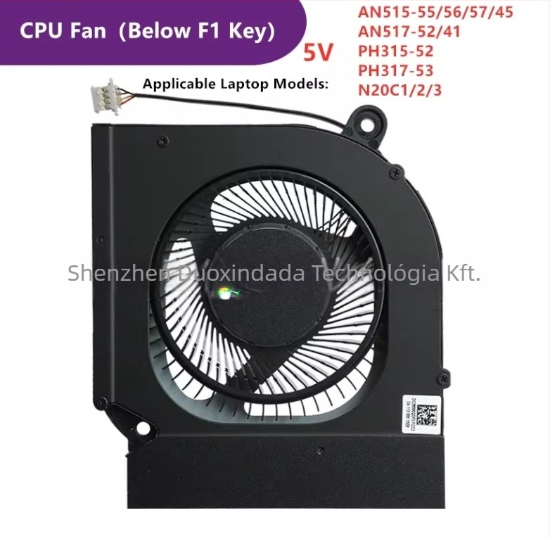 Acer notesz hűtőventilátor An515-55, An517-52, PH317-53, PH315-52 – 1 ventilátor