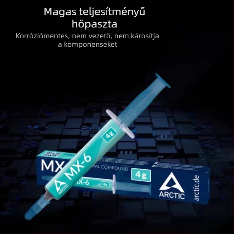 Arctic MX-6 CPU hőpaszta a CPU hűtéséhez (3 éves élettartam)