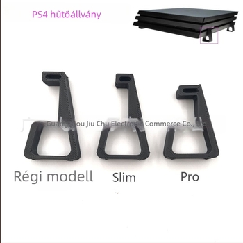 PS4 Pro/Slim hűtőállvány – vízszintes és függőleges alap, műanyag, 12 g