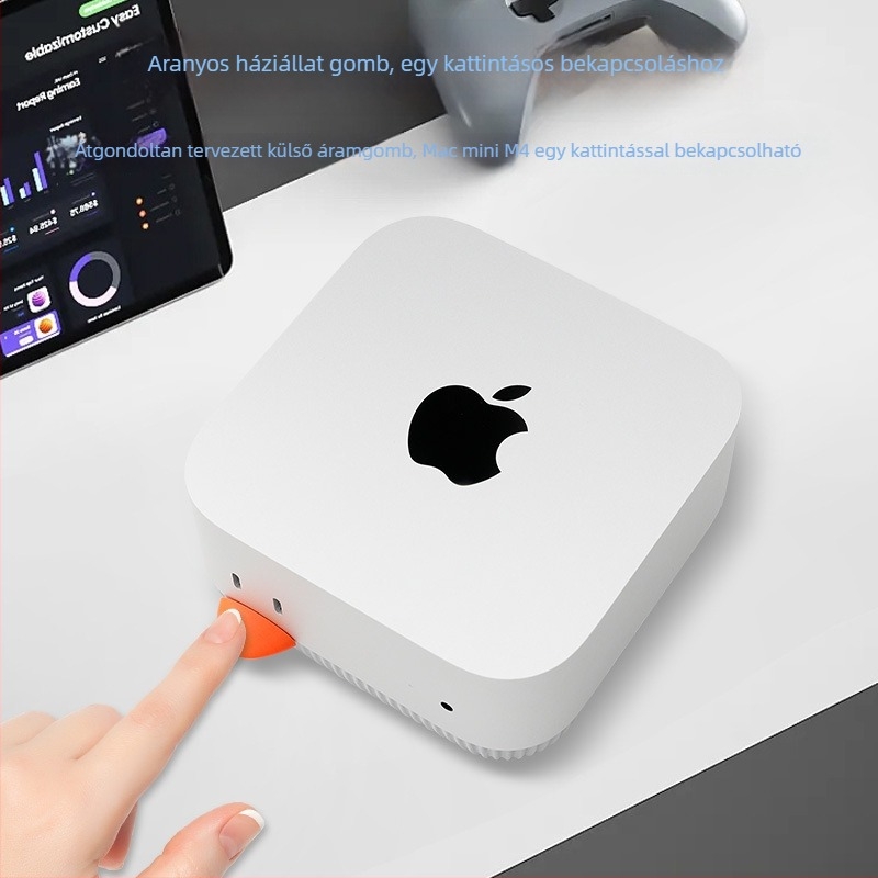Mac mini M4 állvány alap, asztali tartó, hőelvezető keret, modell 001, Strange leaves