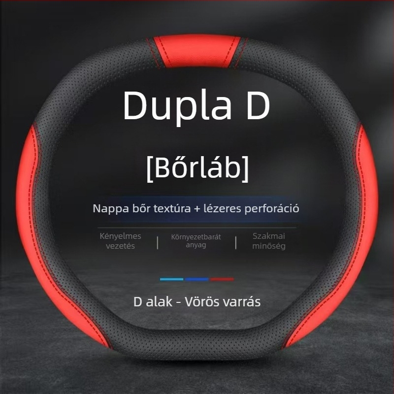 Volánvédő bőr Napa, csúszásmentes, lélegző, izzadságot felszívó, ultra vékony, univerzálisan illeszkedik minden évszakhoz