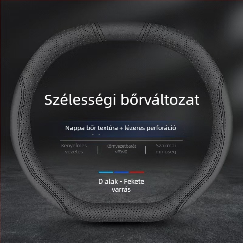 Volánvédő bőr Napa, csúszásmentes, lélegző, izzadságot felszívó, ultra vékony, univerzálisan illeszkedik minden évszakhoz