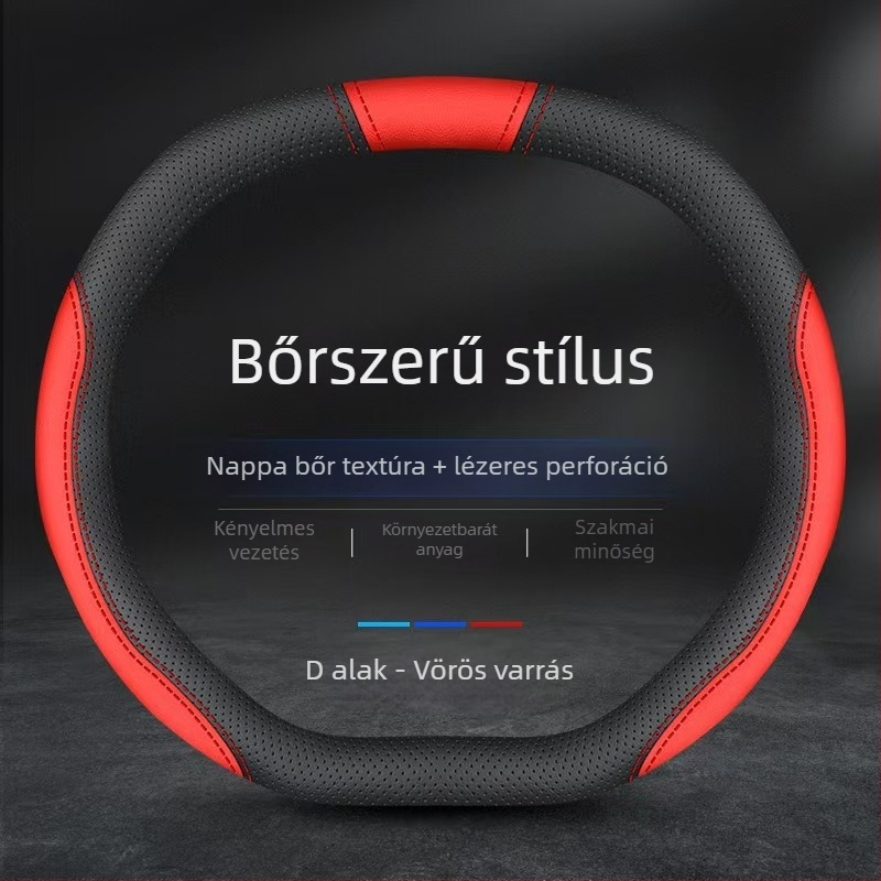 Volánvédő bőr Napa, csúszásmentes, lélegző, izzadságot felszívó, ultra vékony, univerzálisan illeszkedik minden évszakhoz