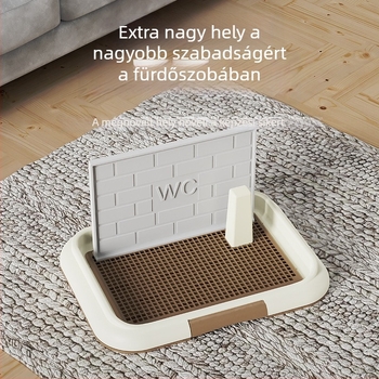 Hálós tálcás kutyatoalett közepes és nagytestű kutyáknak