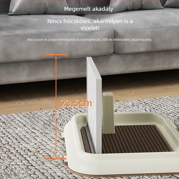Hálós tálcás kutyatoalett közepes és nagytestű kutyáknak