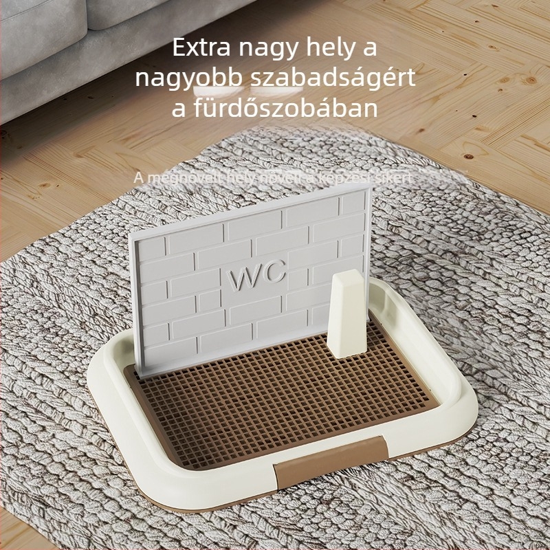 Hálós tálcás kutyatoalett közepes és nagytestű kutyáknak