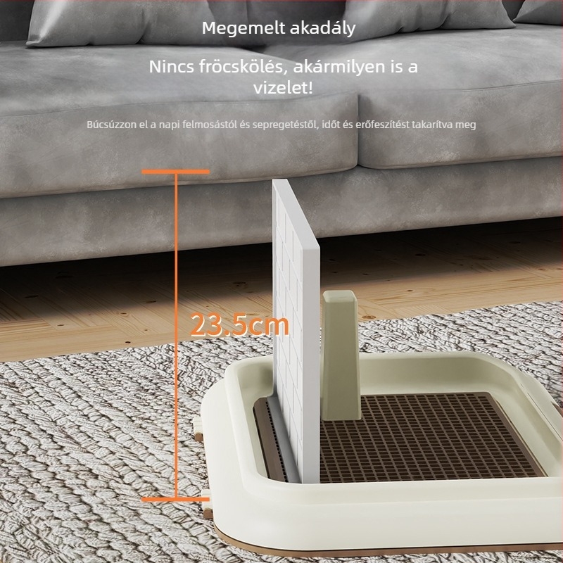 Hálós tálcás kutyatoalett közepes és nagytestű kutyáknak
