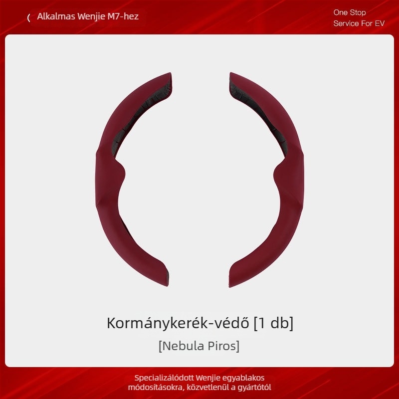 Wenjie M7 bőrkormányvédő, közvetlen felhelyezés, ultra vékony csúszásmentes kivitel