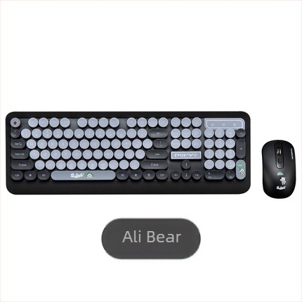 K68 vezeték nélküli billentyűzet és egér készlet, 1600 DPI, USB csatlakozás, Plug-and-Play, Multimédiás billentyűk, Ergonomikus, 1 éves garancia