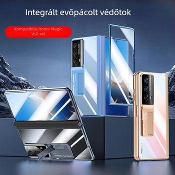 Honor Magic VS2 telefon tok, PC anyag, elektroplakolás, ütésálló, hőelvezetés, leesés elleni védelem, központi tengely zsanér