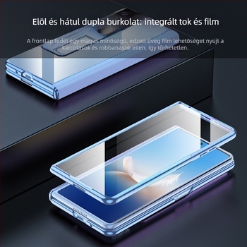 Honor Magic VS2 telefon tok, PC anyag, elektroplakolás, ütésálló, hőelvezetés, leesés elleni védelem, központi tengely zsanér