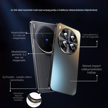 Vivo X200 Ultra tok, matt fém lencsével, teljes védelem