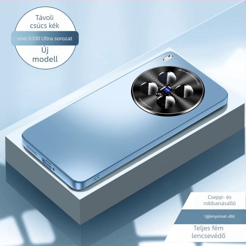 Vivo X200 Ultra tok, matt fém lencsével, teljes védelem