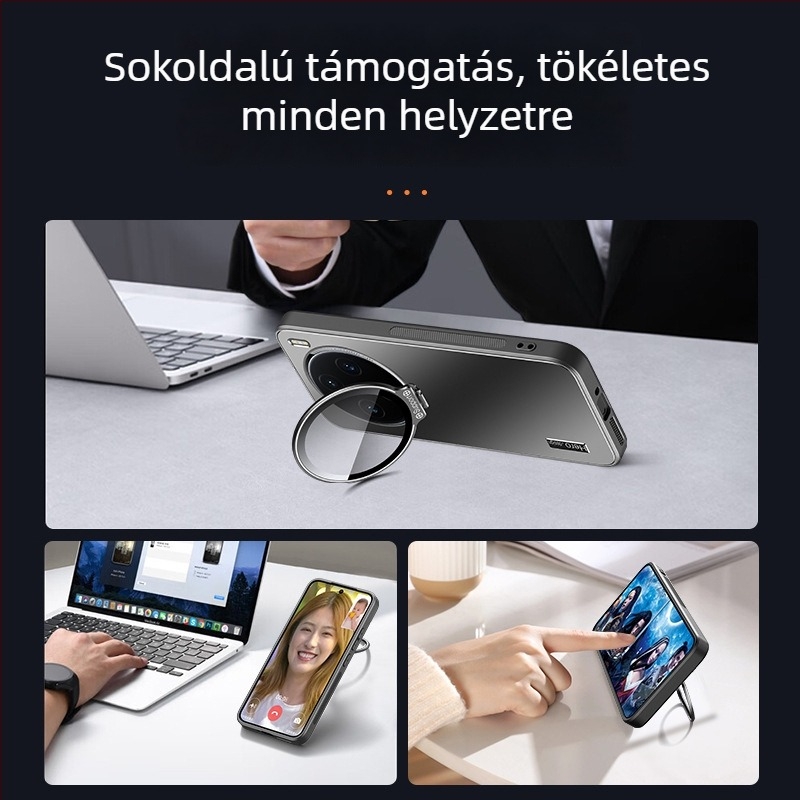 vivo X200s telefontok lencsevédő fóliával, X200 Ultra és X200 Pro tartóval, ütésálló és ujjlenyomat-mentes