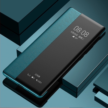 Szilikon védőtok Honor X70 és Honor X60 Pro számára, fedél hajtogatós és ablakkal, ujjlenyomat-mentes