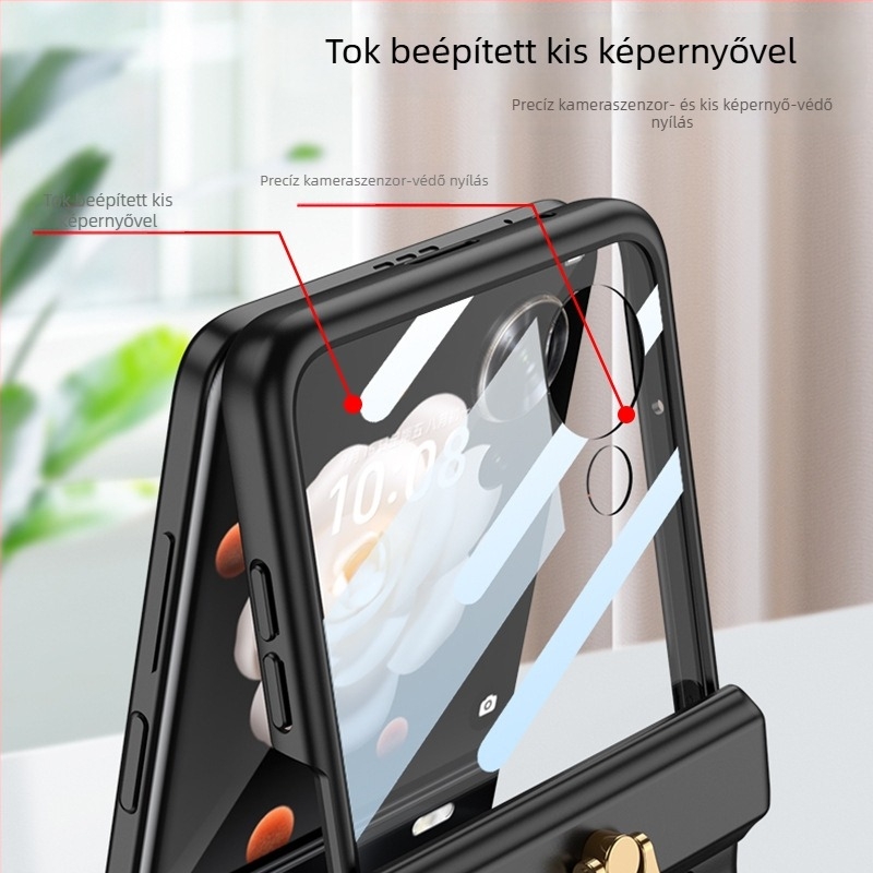 GKK tok Honor MagicVfliphez mágneses csuklópánttal és teljes lefedéssel, fekete