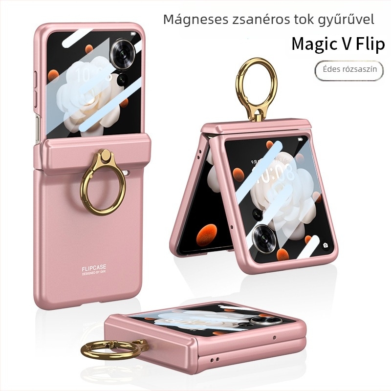 GKK tok Honor MagicVfliphez mágneses csuklópánttal és teljes lefedéssel, fekete