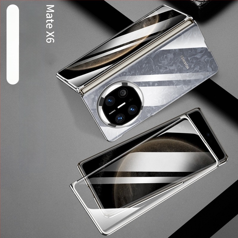 Huawei Mate X6 telefonvédő tok, Phantom hajtogatható kijelzővel, integrált védelem, PC burkolat elektroplatinált, gyűjtemény kiadás, ütésálló