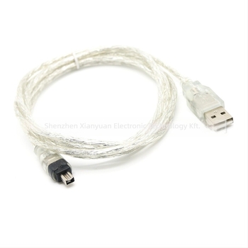 USB-1394 adapterkábel (4-pontos FireWire) PC DV felvételéhez, 1,5 m, oxigénmentes réz