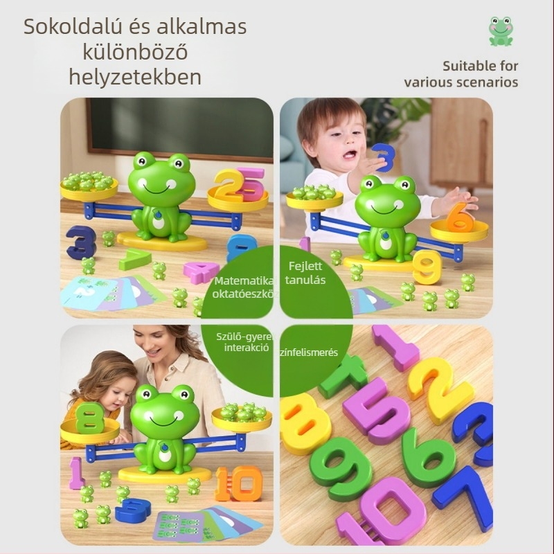 Matematikai oktató játék gyerekeknek: ABS anyag, DIY, többfunkciós, 4–6 éveseknek, nem elektromos.