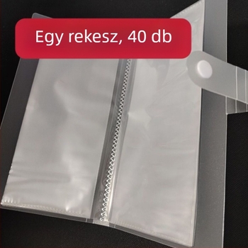 Jegy- és fotókártya tároló album, kristályfotóalbum textilborítóval, gyerekeknek szánt fotóalbum, karácsonyi ajándék