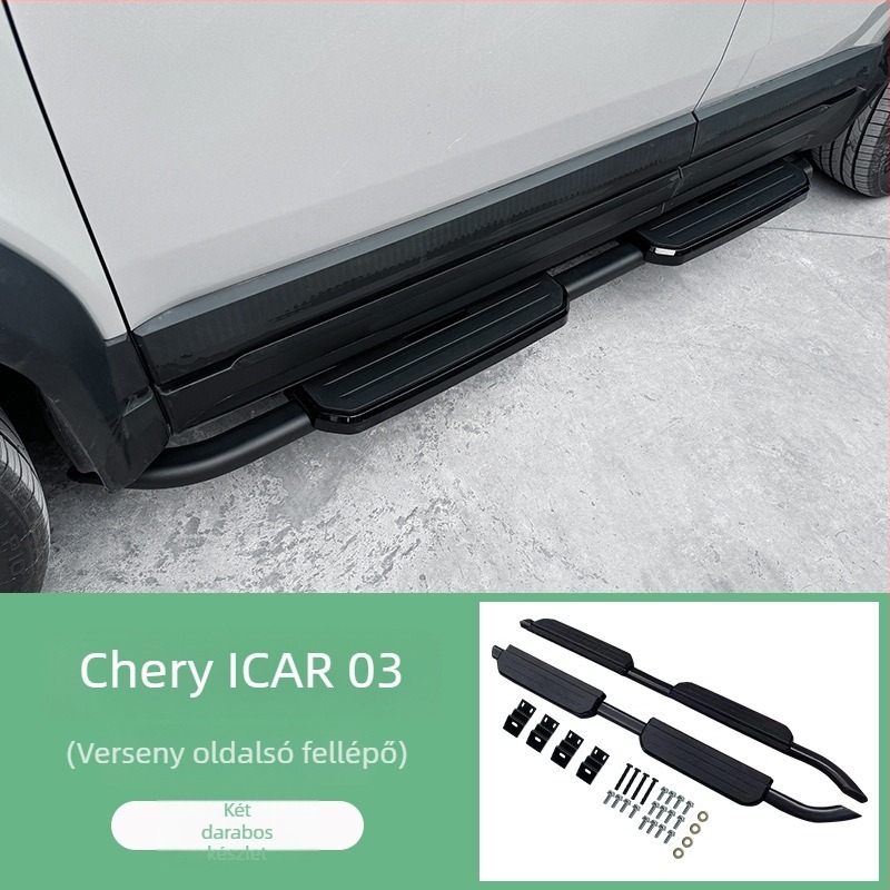 Chery oldalsó pedál készlet – sportos pedálok védőburkolattal (Guard kiadás)