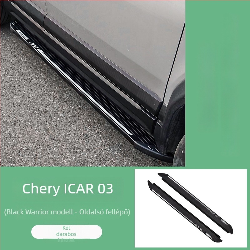 Chery oldalsó pedál készlet – sportos pedálok védőburkolattal (Guard kiadás)