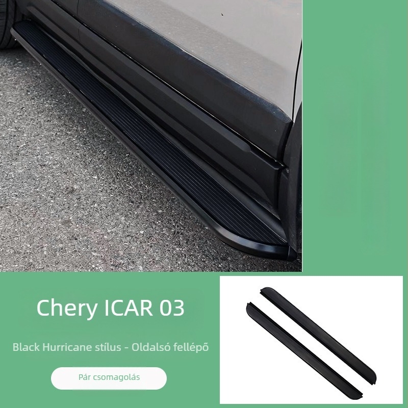 Chery oldalsó pedál készlet – sportos pedálok védőburkolattal (Guard kiadás)