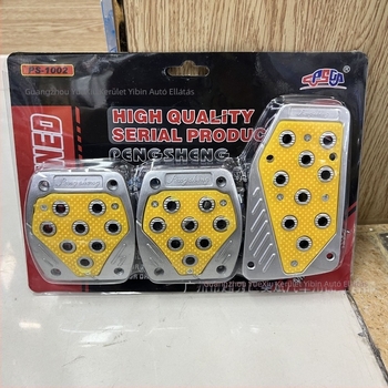 ABS autópedál MT0331 homokszórt felülettel, csúszásmentes kialakítás, univerzális MT/kézi váltóhoz