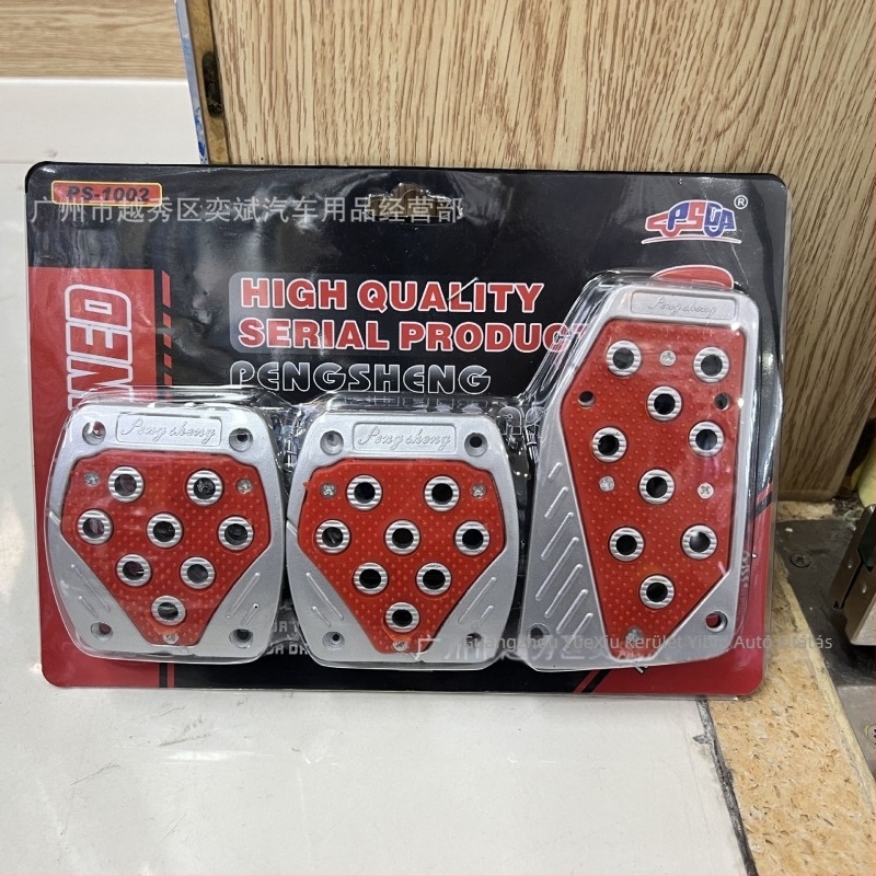 ABS autópedál MT0331 homokszórt felülettel, csúszásmentes kialakítás, univerzális MT/kézi váltóhoz