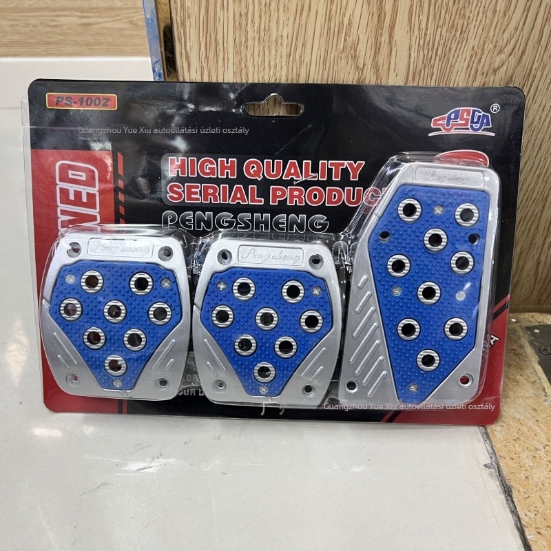 ABS autópedál MT0331 homokszórt felülettel, csúszásmentes kialakítás, univerzális MT/kézi váltóhoz