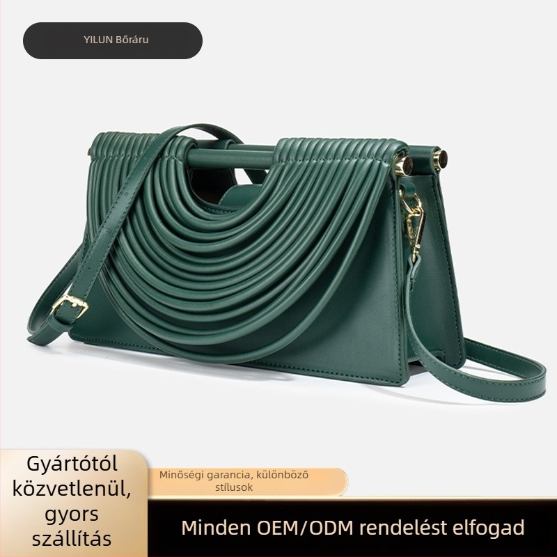 Válltáska crossbody, PU anyag, nyitott felső, poliészter bélés, vízszintes négyszög alak